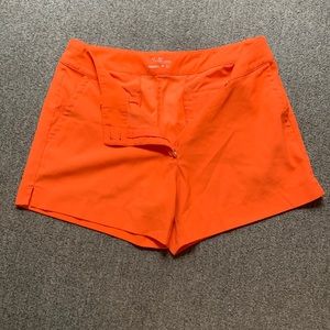 Women golf shirts orange size 12 nike